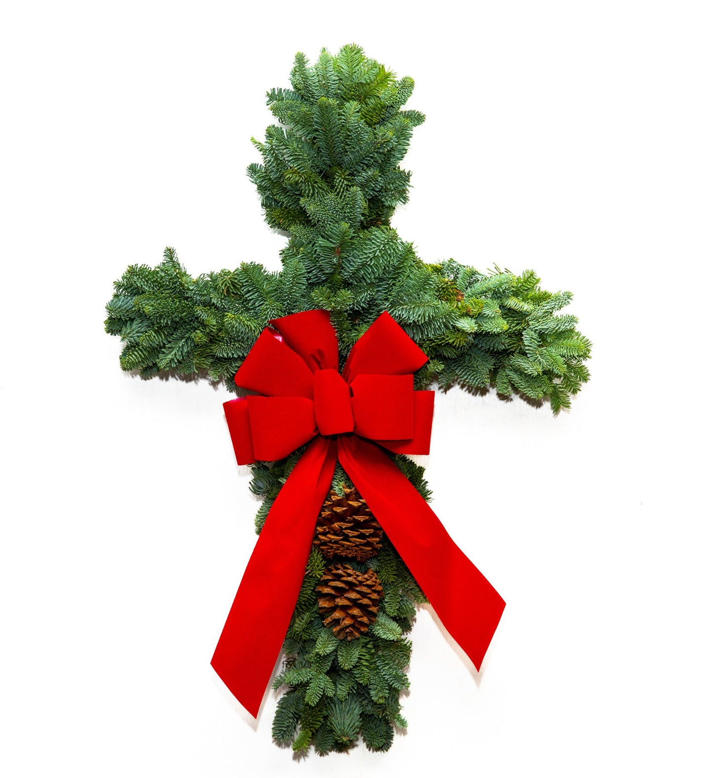 Wreath Cross Noble Fir (Online Exclusive)