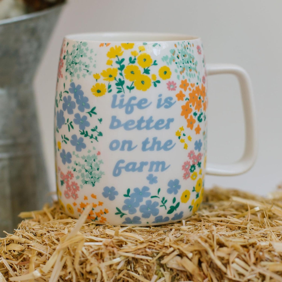 Better On The Farm Ceramic Mug