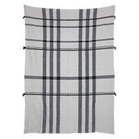 Hand Woven Cash Throw Black
