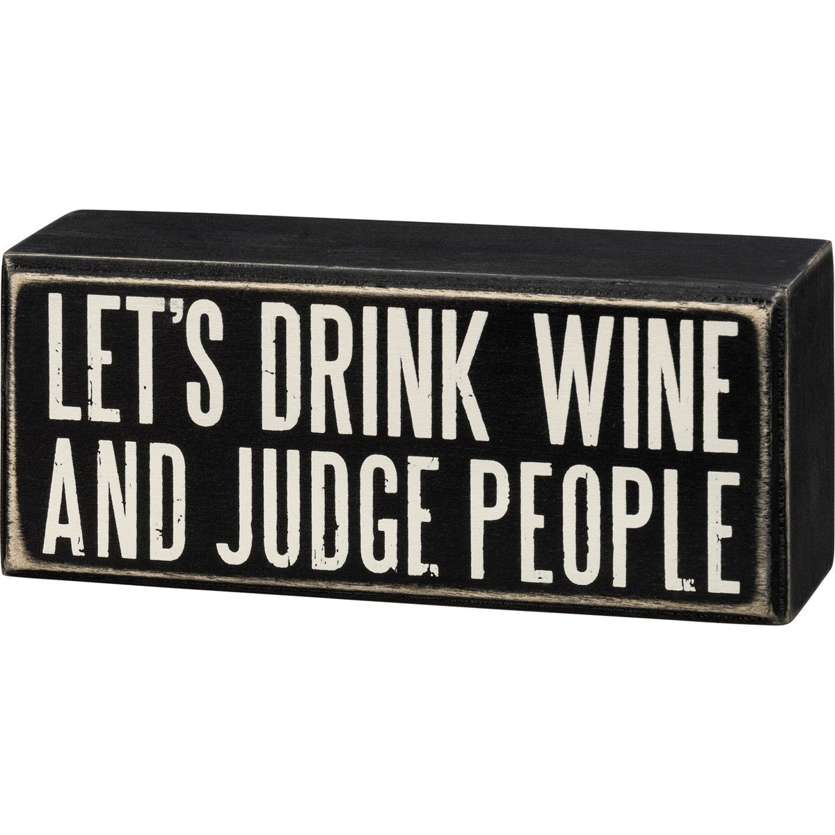 Judge People Box Sign