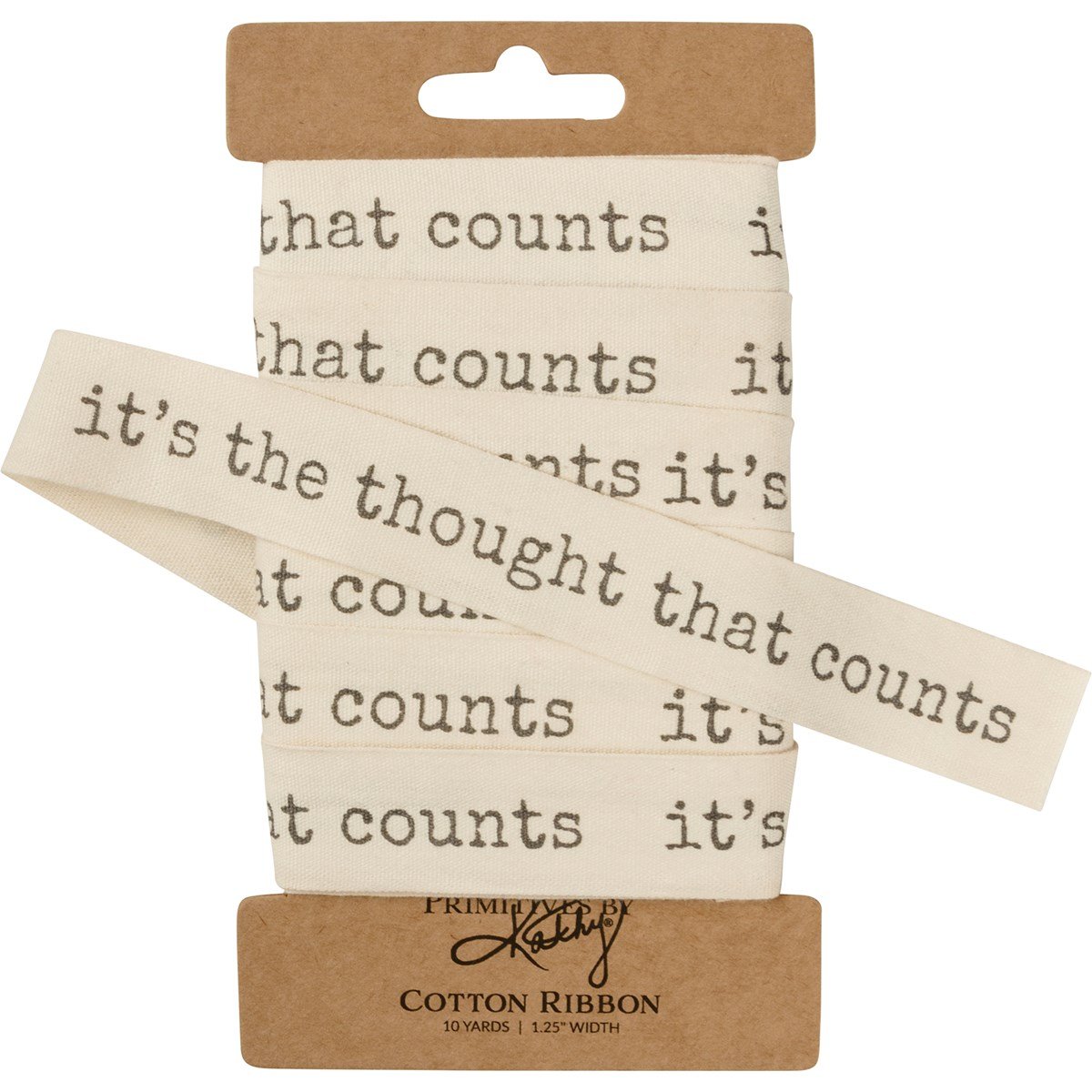 It's The Thought Counts Ribbon