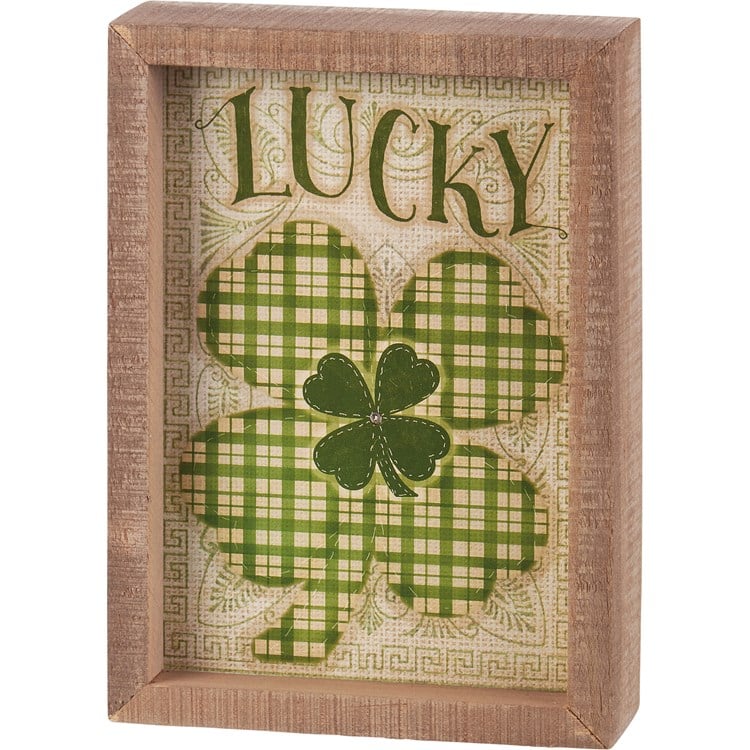 Lucky Insert Box Sign