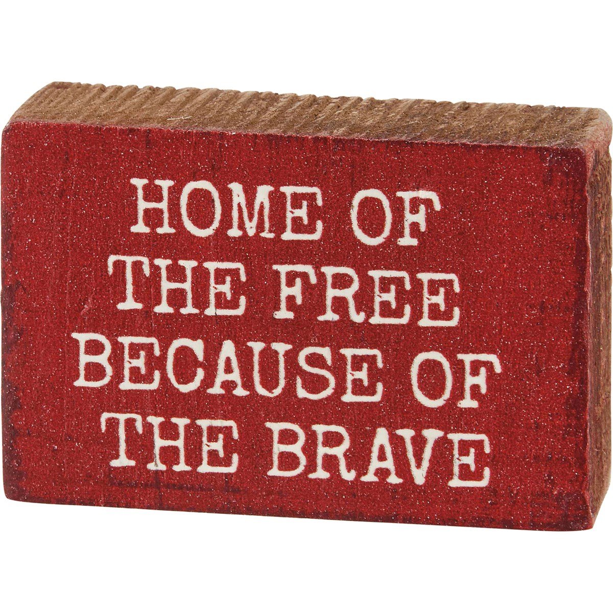 Brave Block Sign