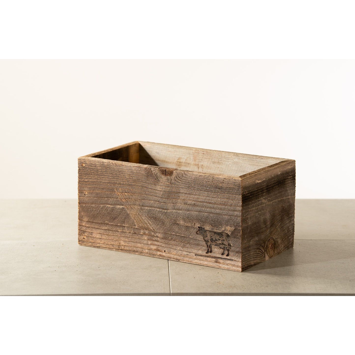Reclaimed Wood Planter / Organizer Crate