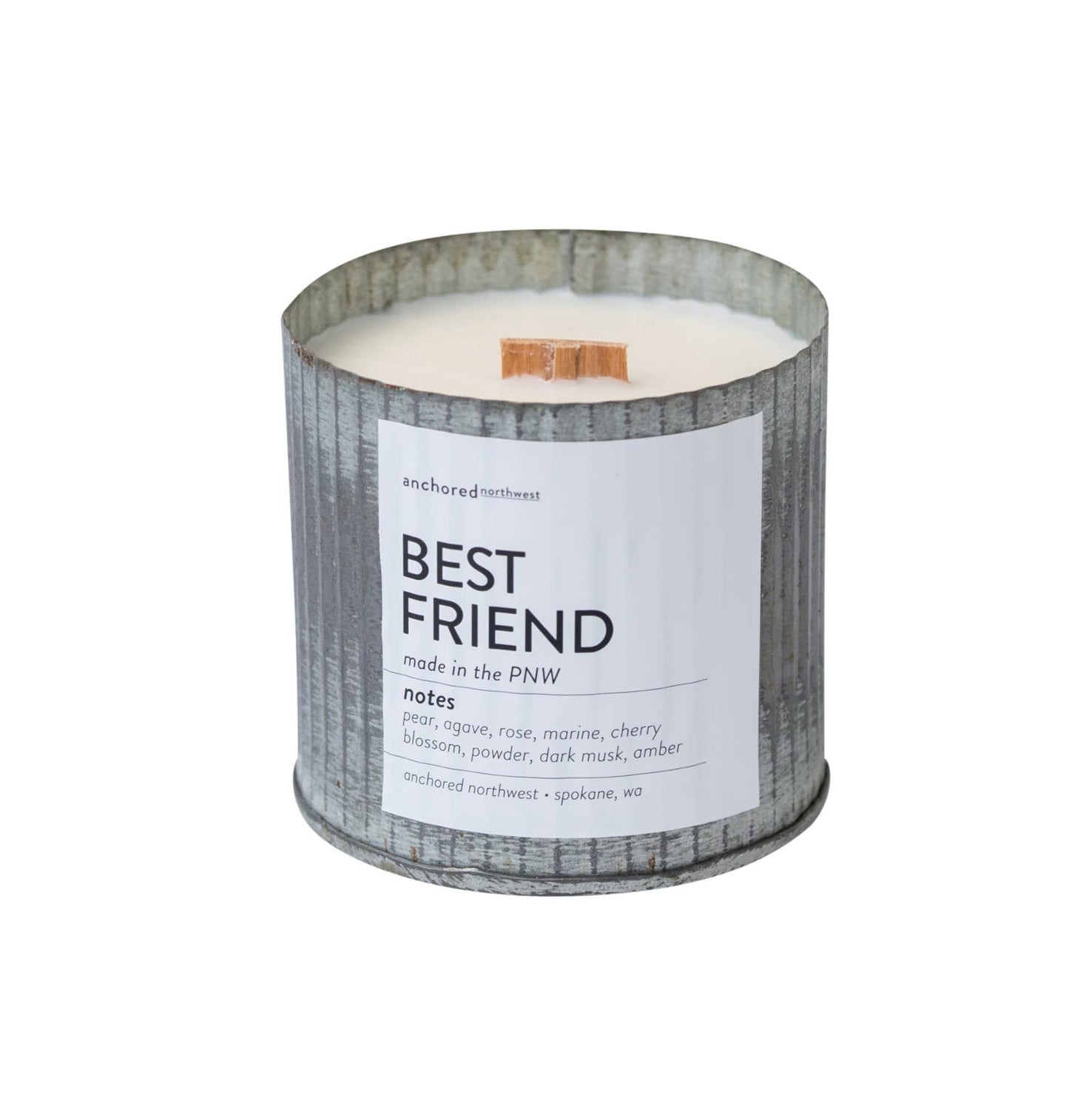 Best Friend Rustic Vintage Candle