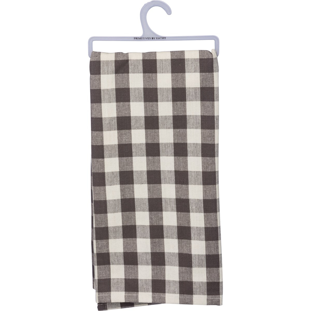 Small Gray Buffalo Check Kitchen Towel