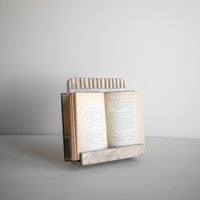 Carved Cook Book Holder