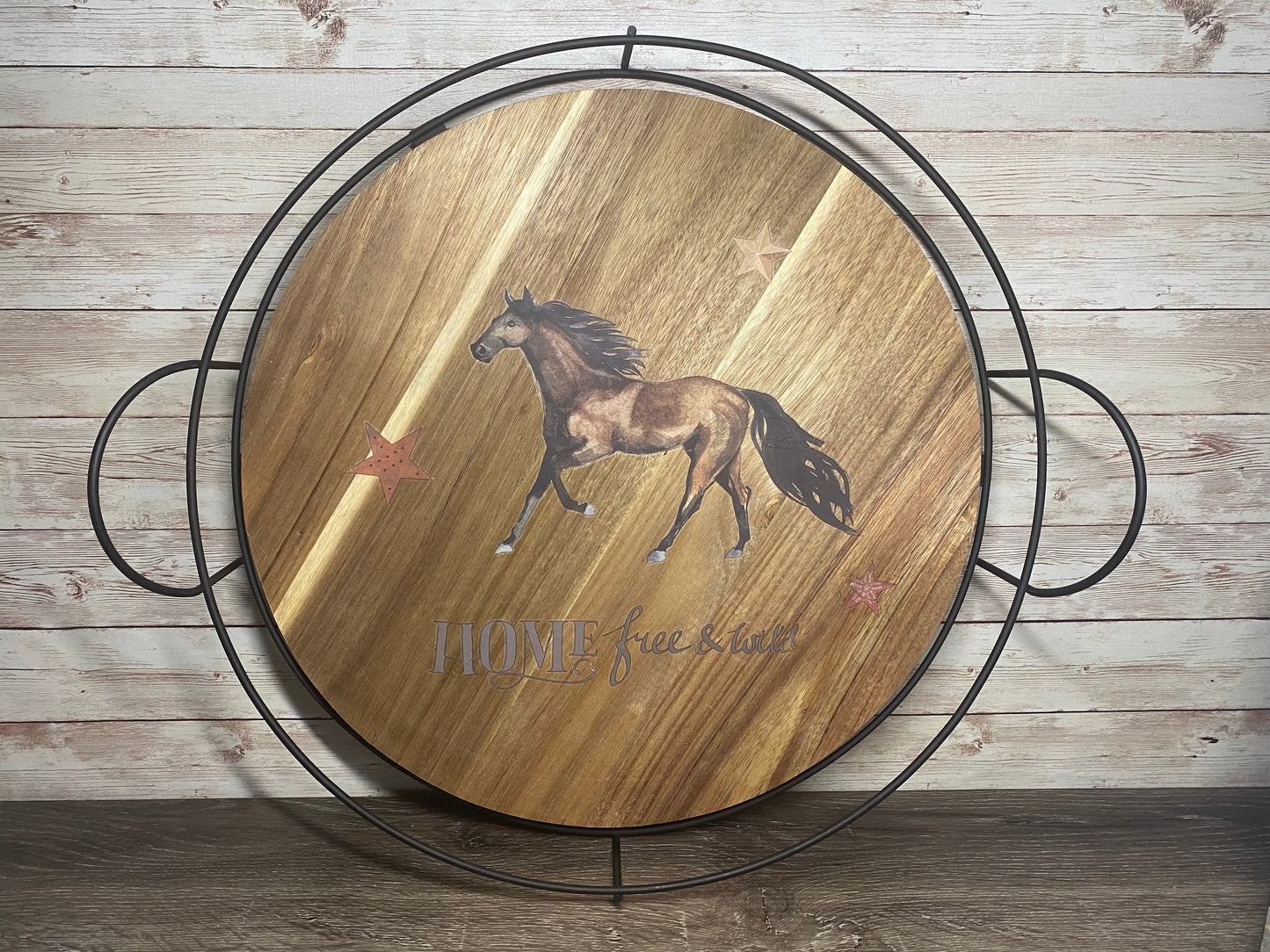 Home Free and Wild Acacia Wire Tray