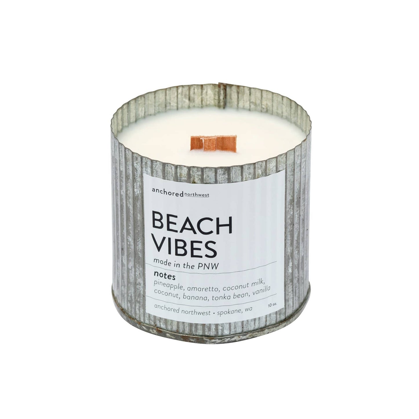 Beach Vibes Rustic Vintage Candle