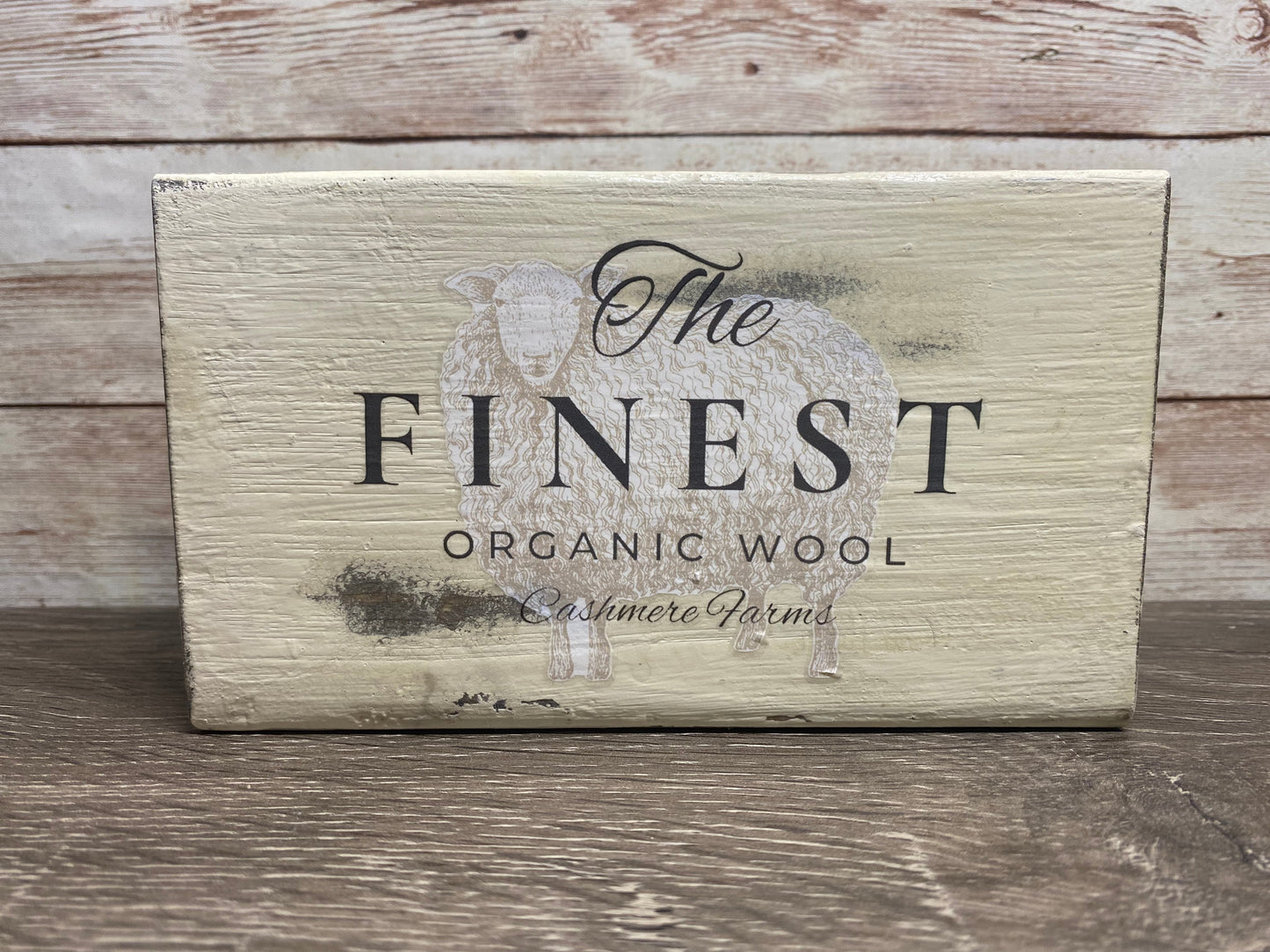 Cashmere Farms Rustic Wood Riser