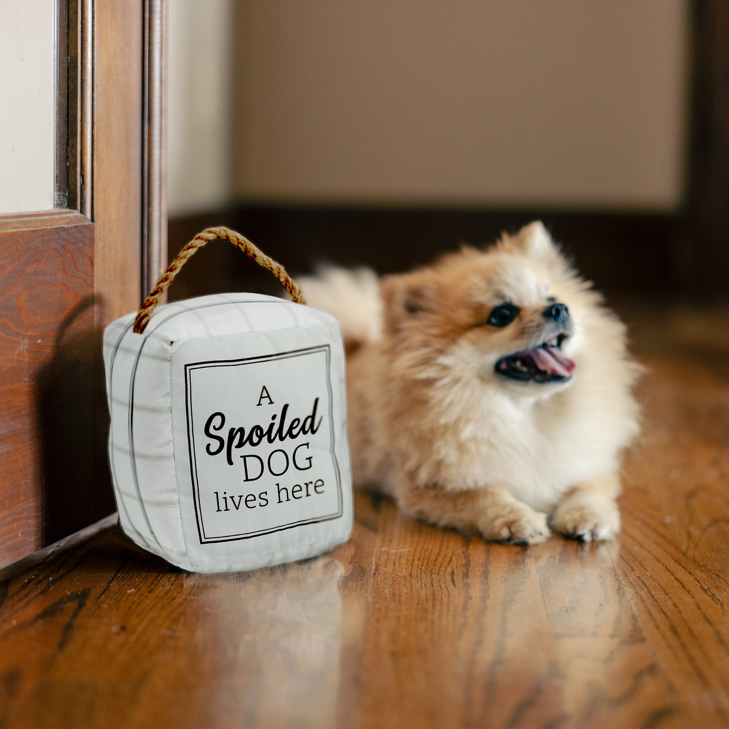 Spoiled Dog Door Stopper