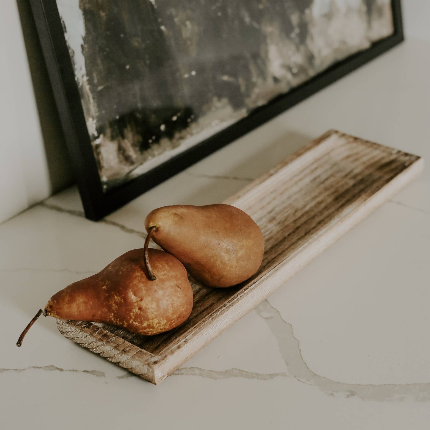Rectangular Wood Decorative Tray