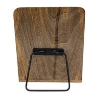 Carved Cook Book Holder