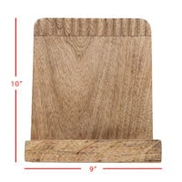 Carved Cook Book Holder