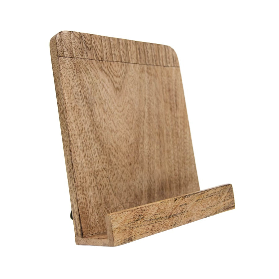 Carved Cook Book Holder