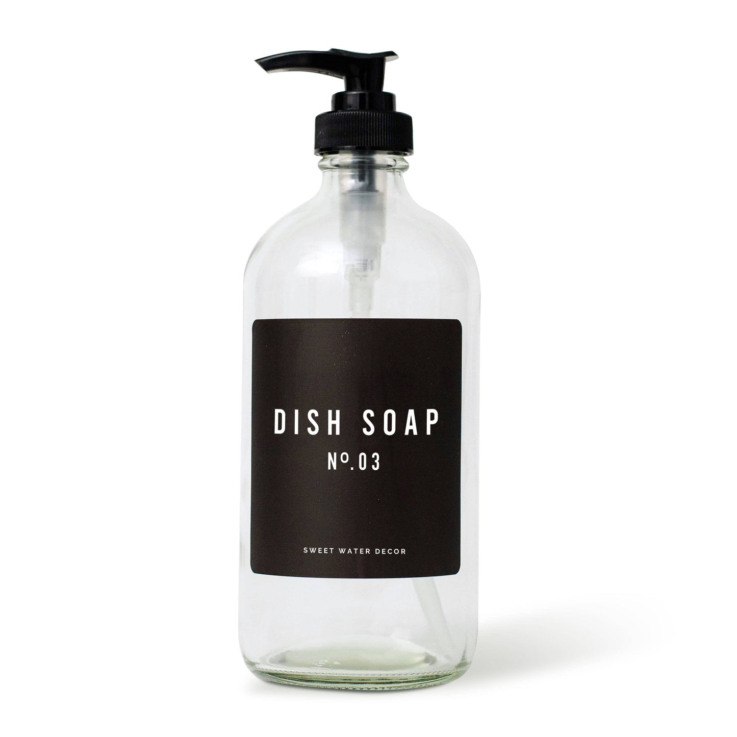 Glass Dish Soap Dispenser