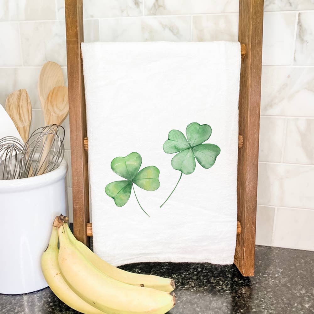 Clover Pair Tea Towel