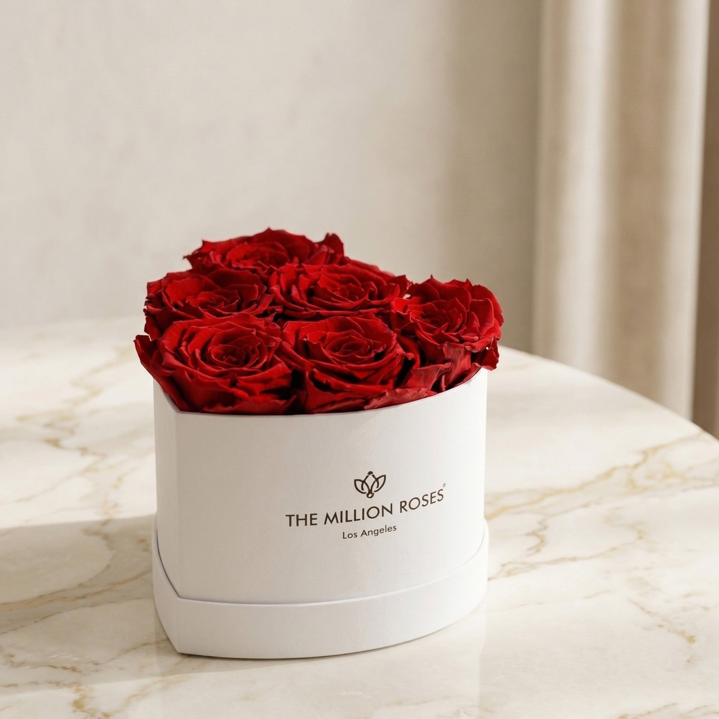 Baby Heart White Box | Red Roses  (Online Exclusive)