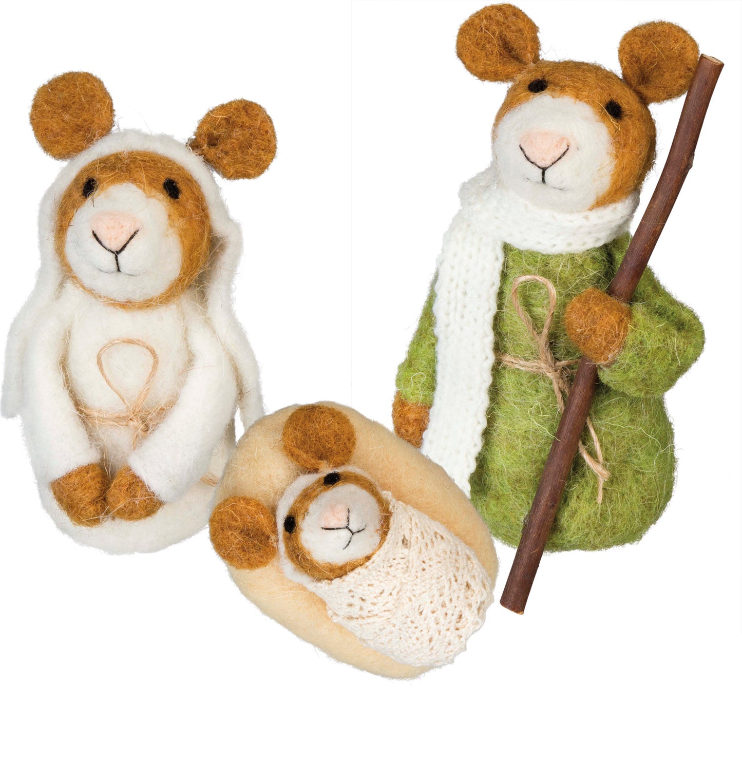 Mouse Nativity Critter Set