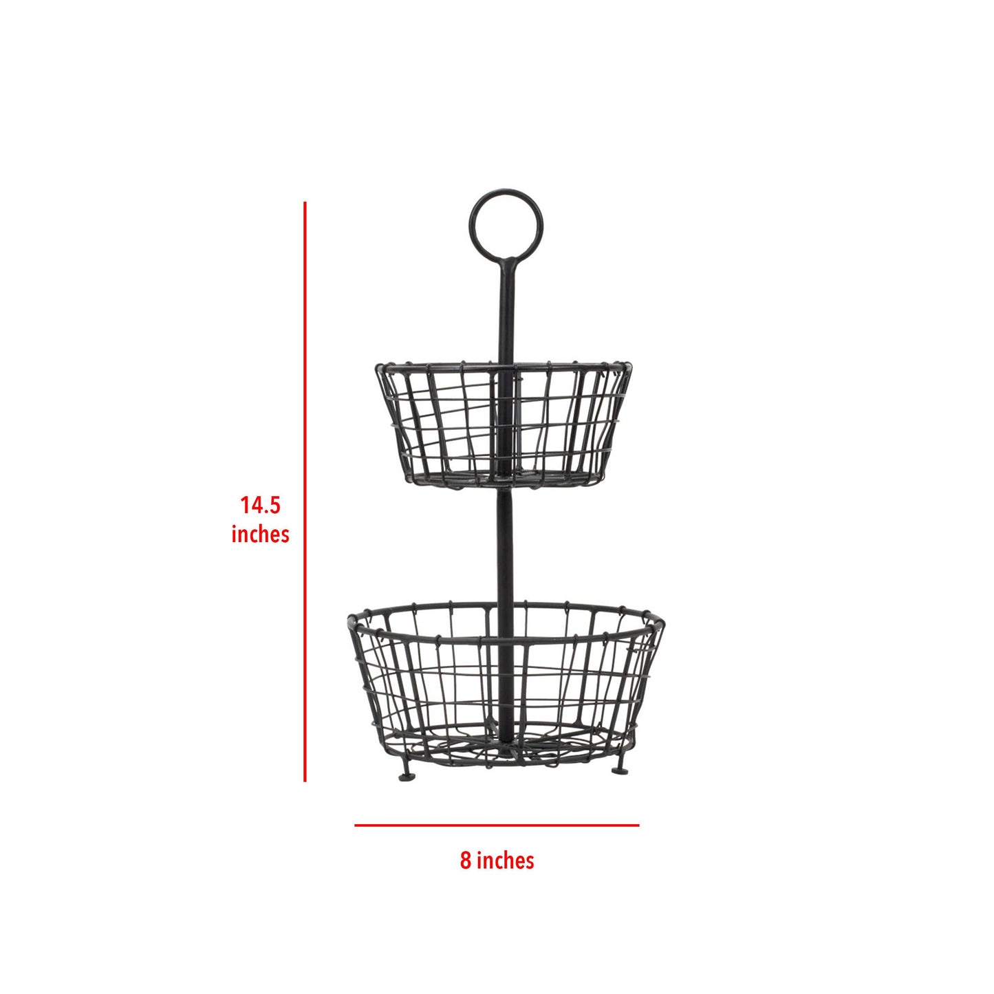 Tiered Metal Baskets