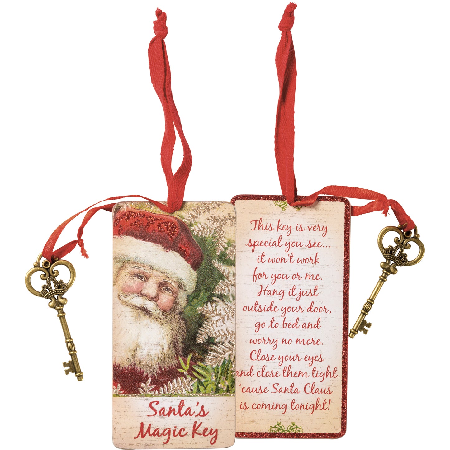 Santa's Magic Key Christmas Ornament