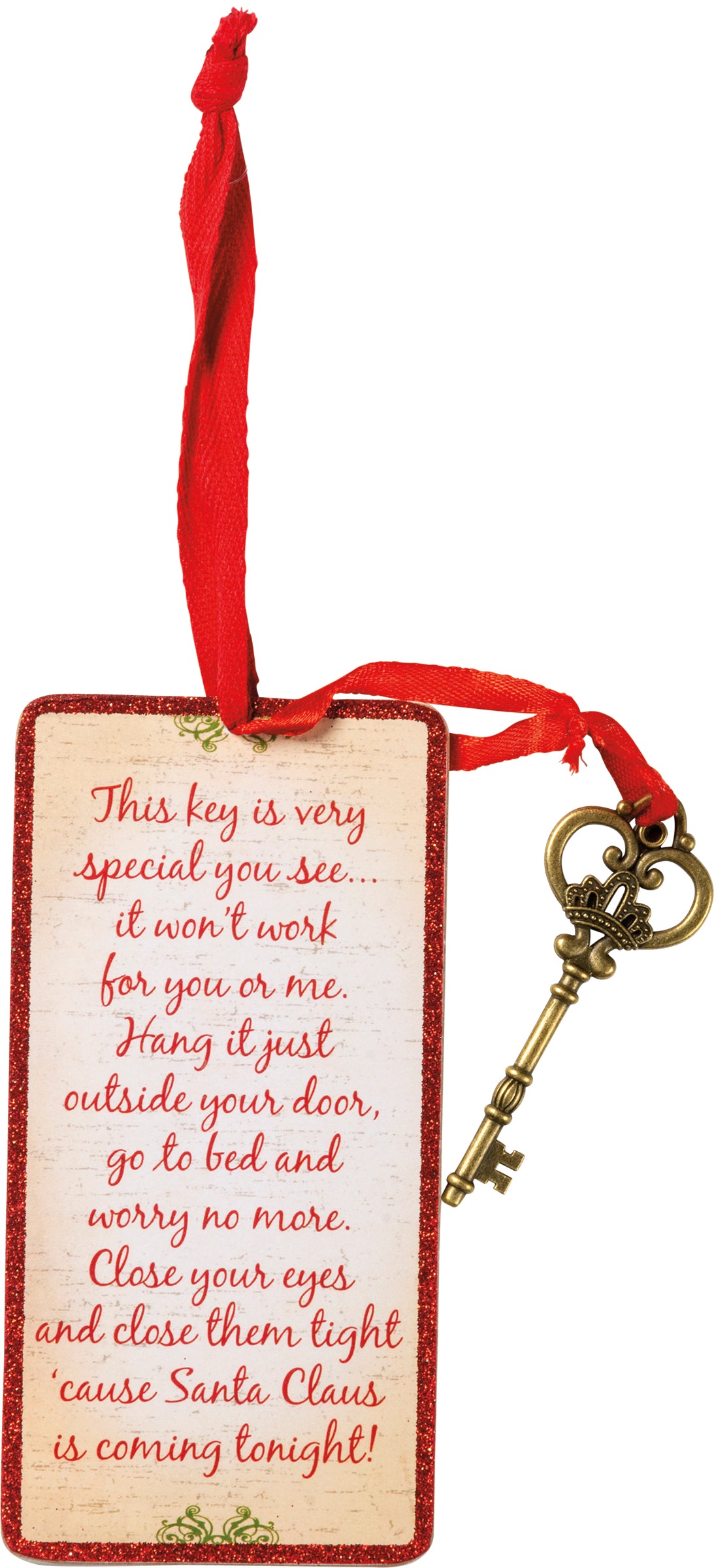 Santa's Magic Key Christmas Ornament