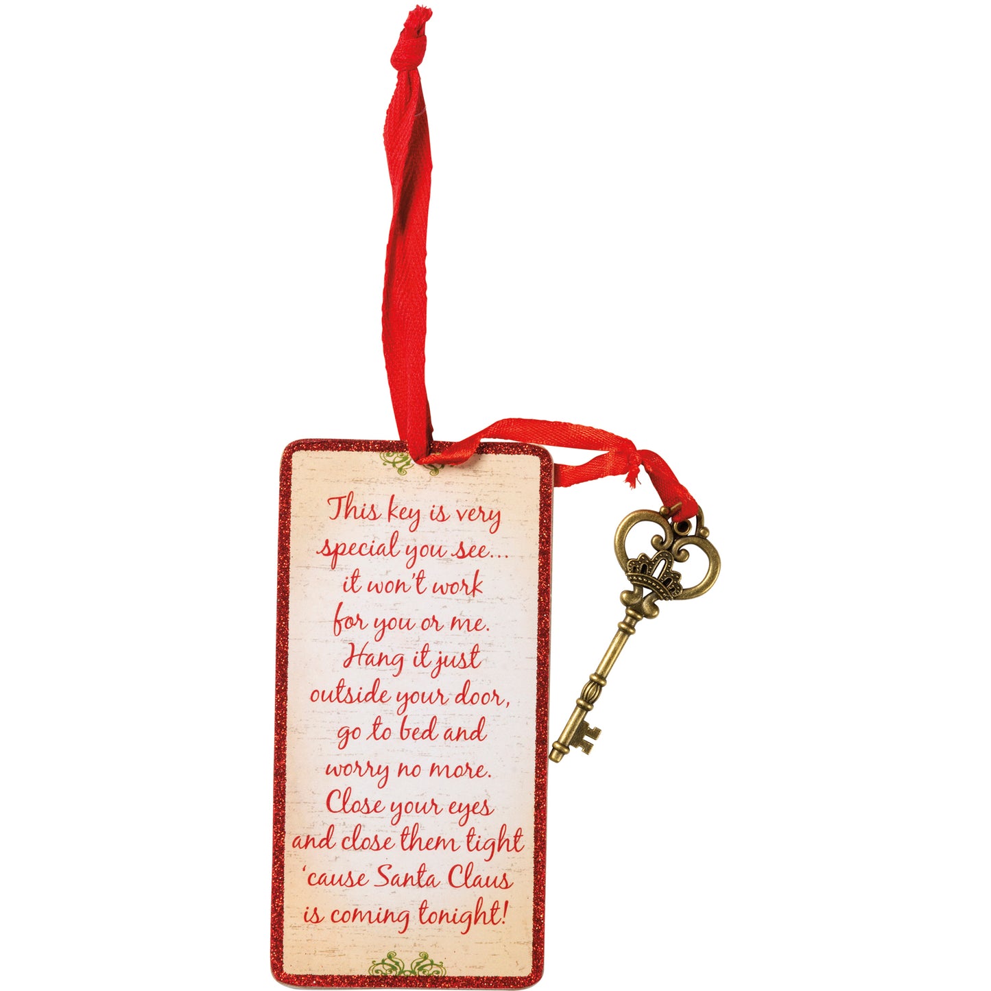 Santa's Magic Key Christmas Ornament