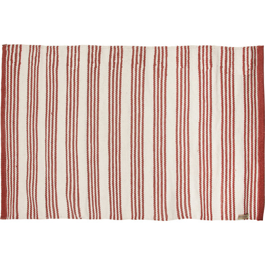 Red Stripe Rug