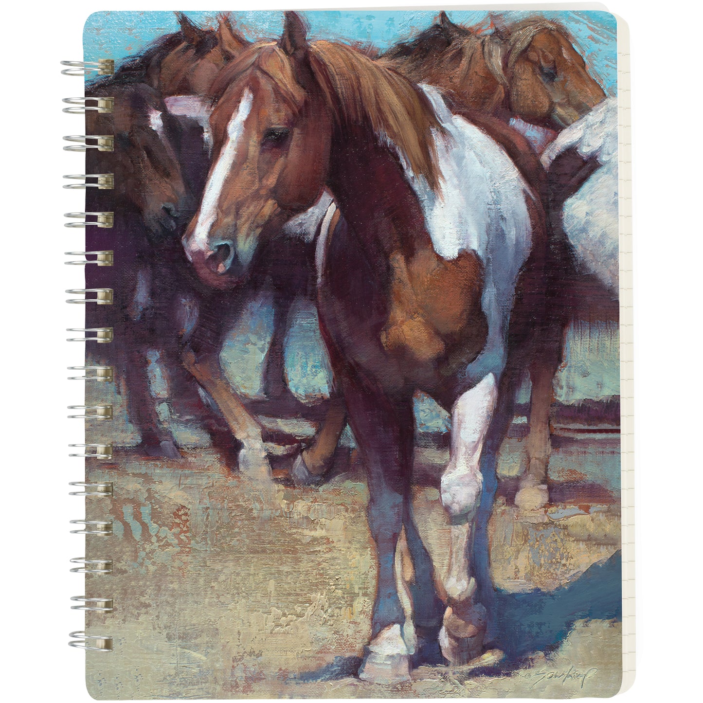 Painted Horse Spiral Notebook