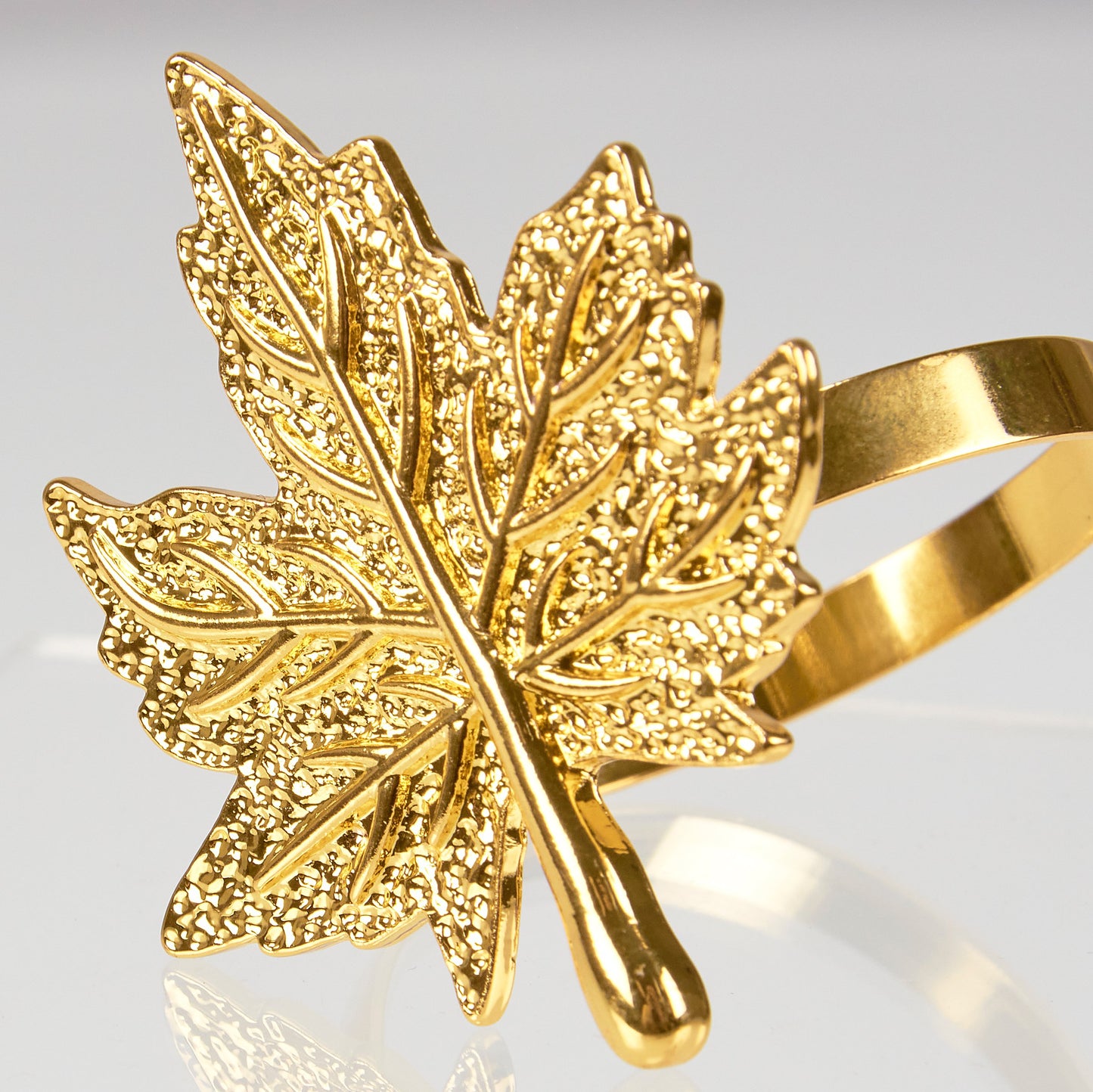Gold Leaf Napkin Ring
