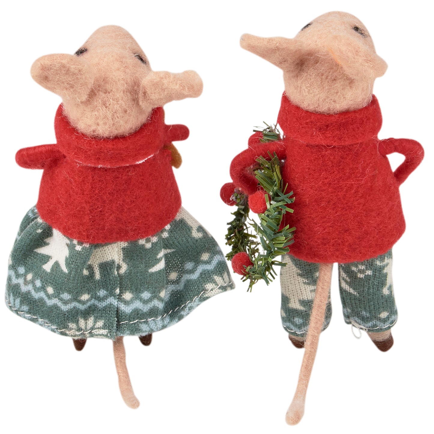 Christmas Day Mice Critter Set