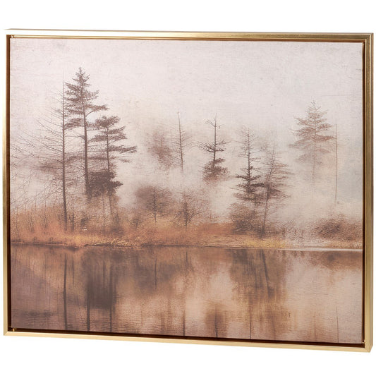 Foggy Water Canvas Wall Art