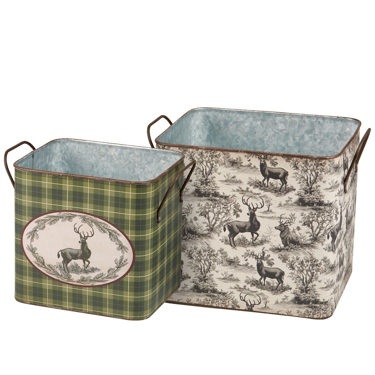 Deer Toile Bin Set