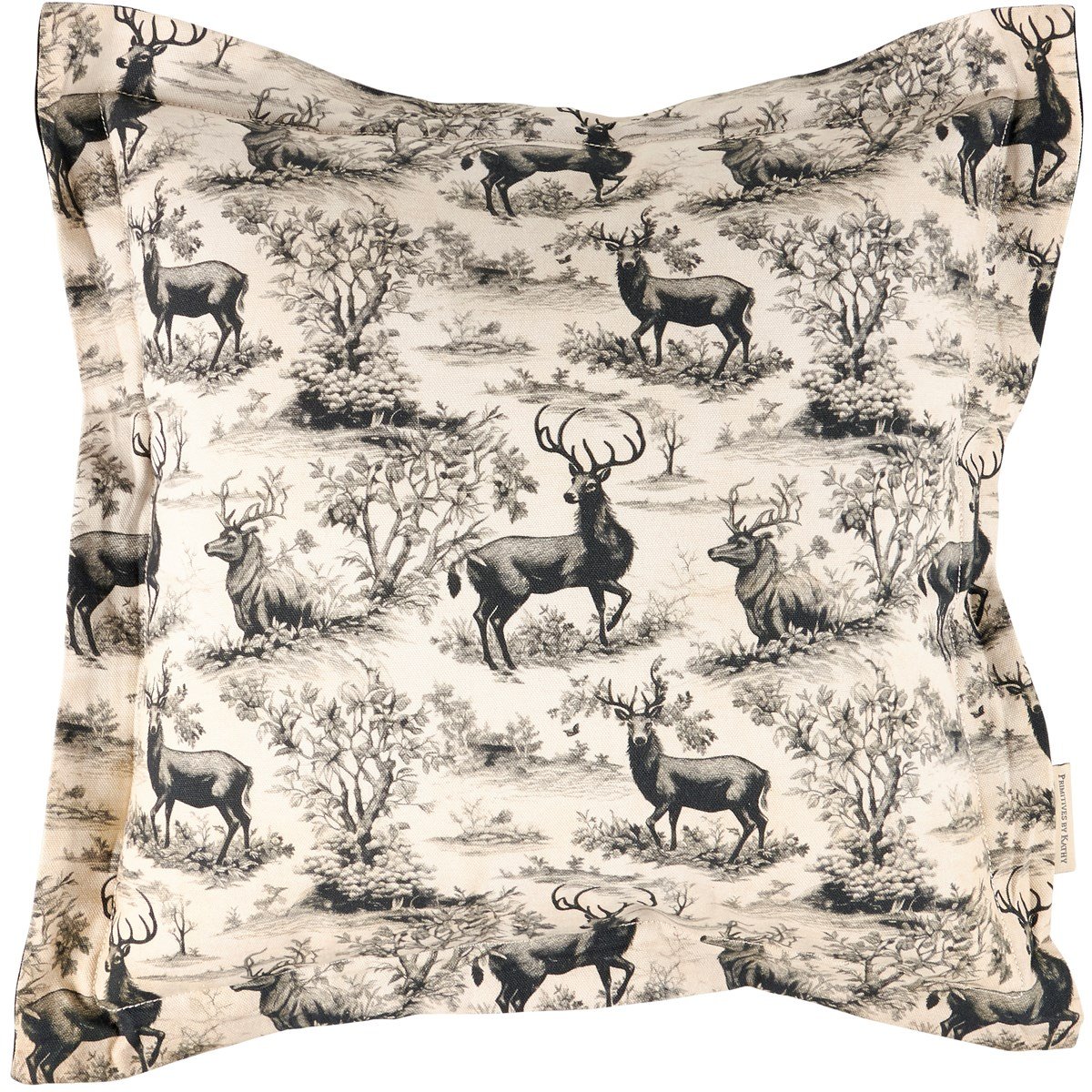 Deer Toile Pillow