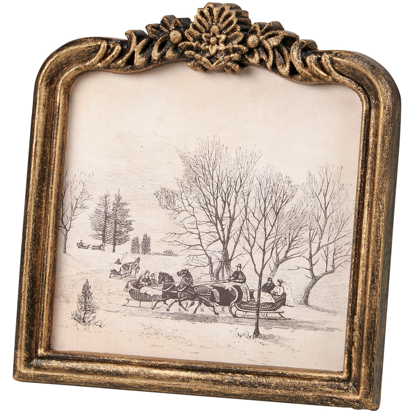 Open Sleigh Framed Art