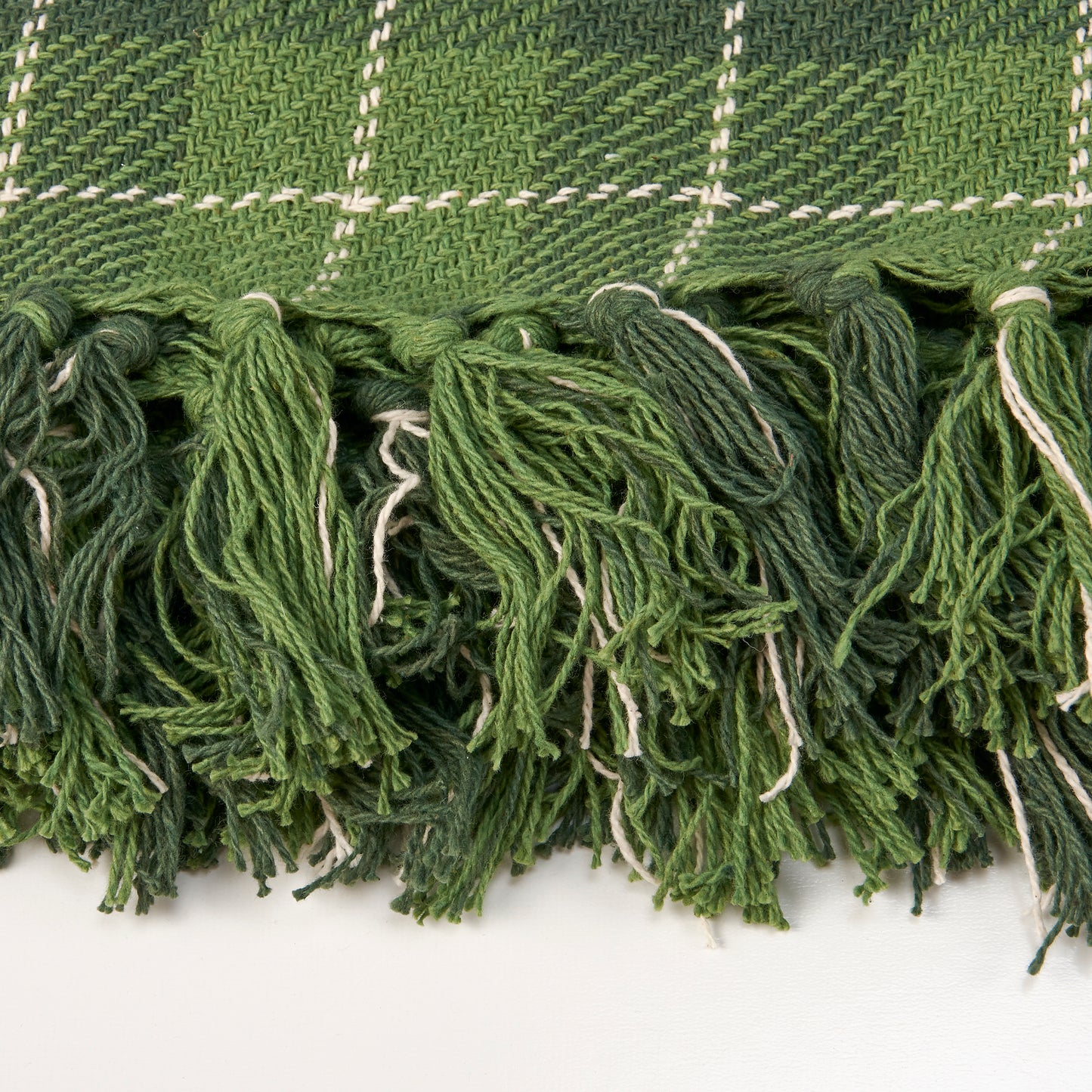 Green Tartan Throw