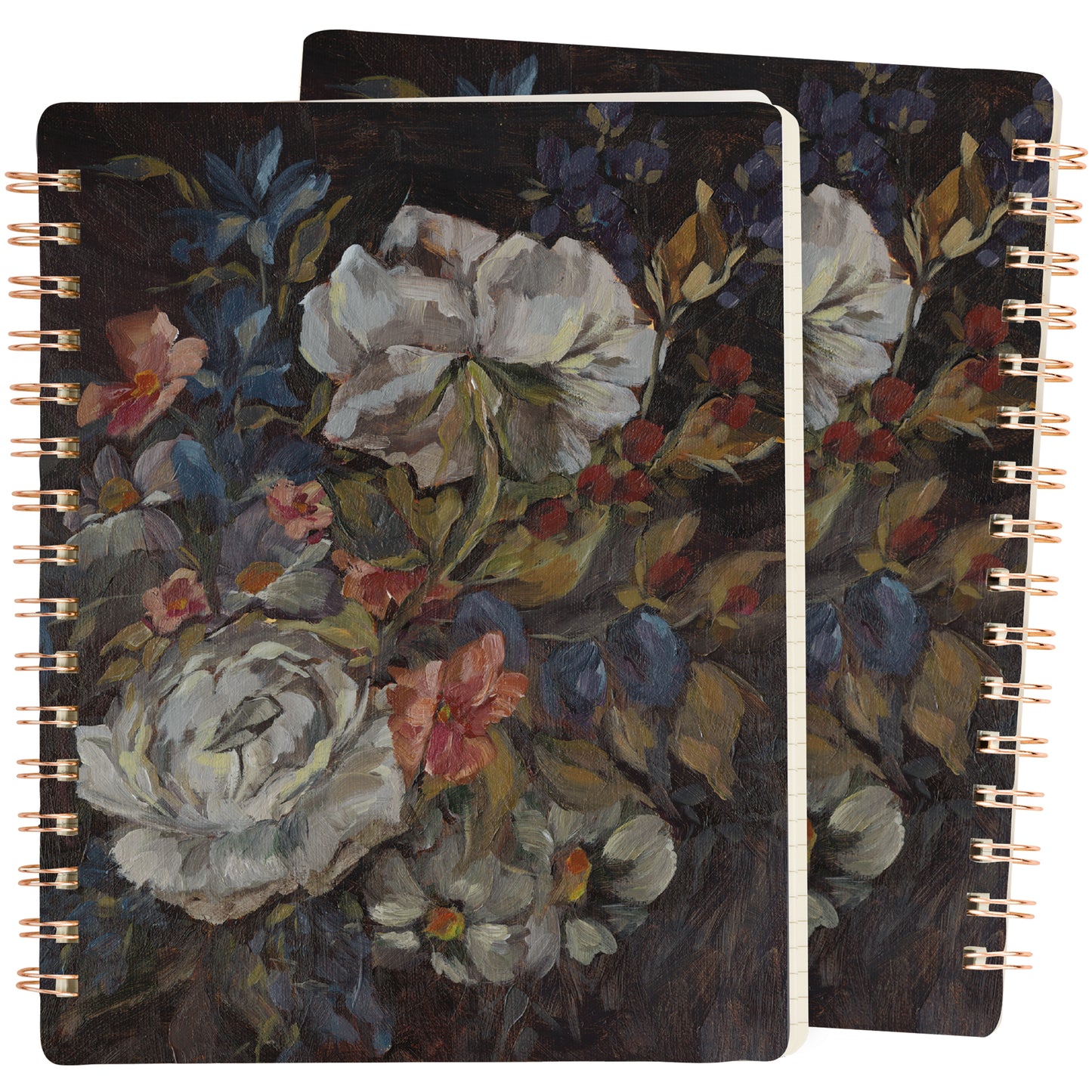 Moody Floral Spiral Notebook