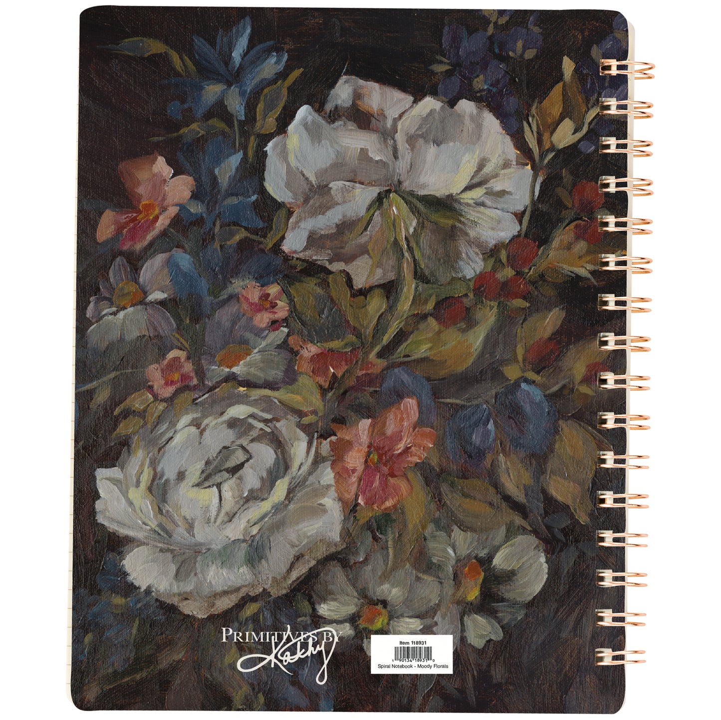 Moody Floral Spiral Notebook