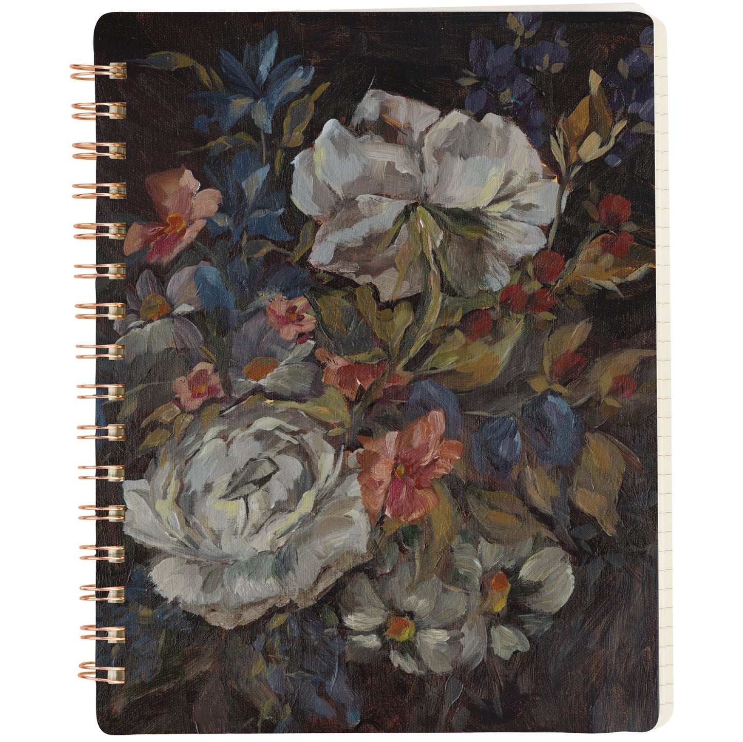 Moody Floral Spiral Notebook