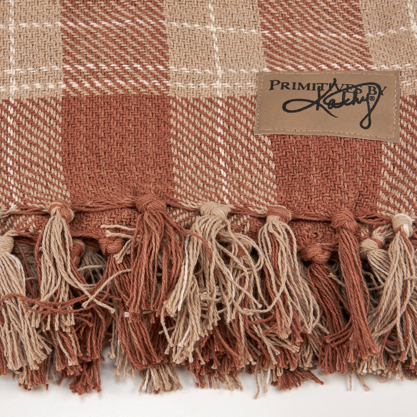 Brown Tartan Throw