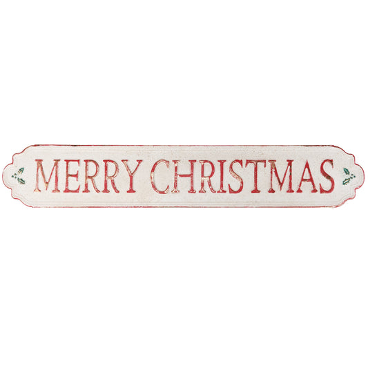 Traditional Merry Christmas Wall Decor
