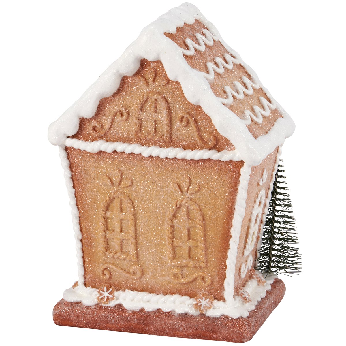 Lighted Gingerbread House Figurine