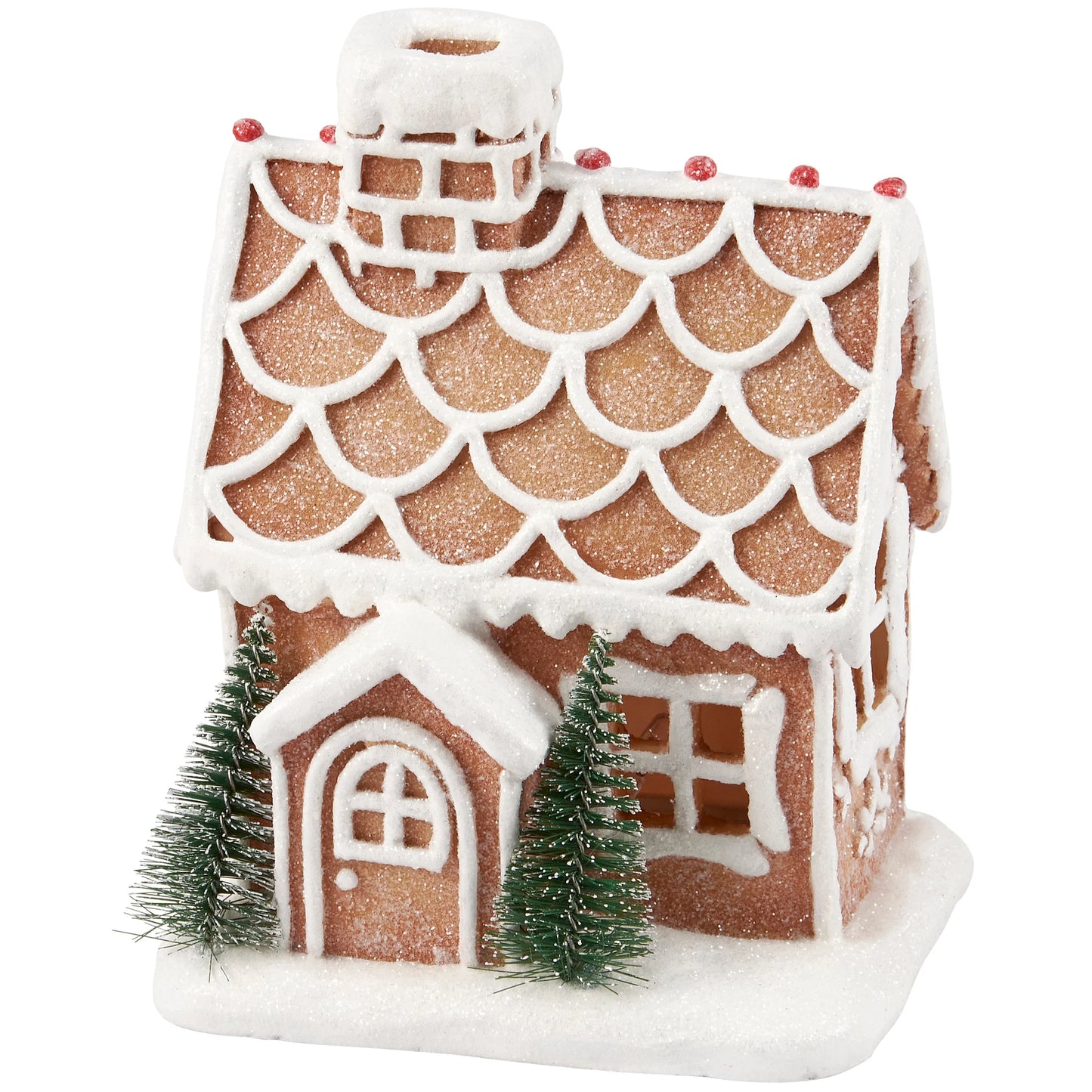 Lighted Gingerbread Cottage Figurine