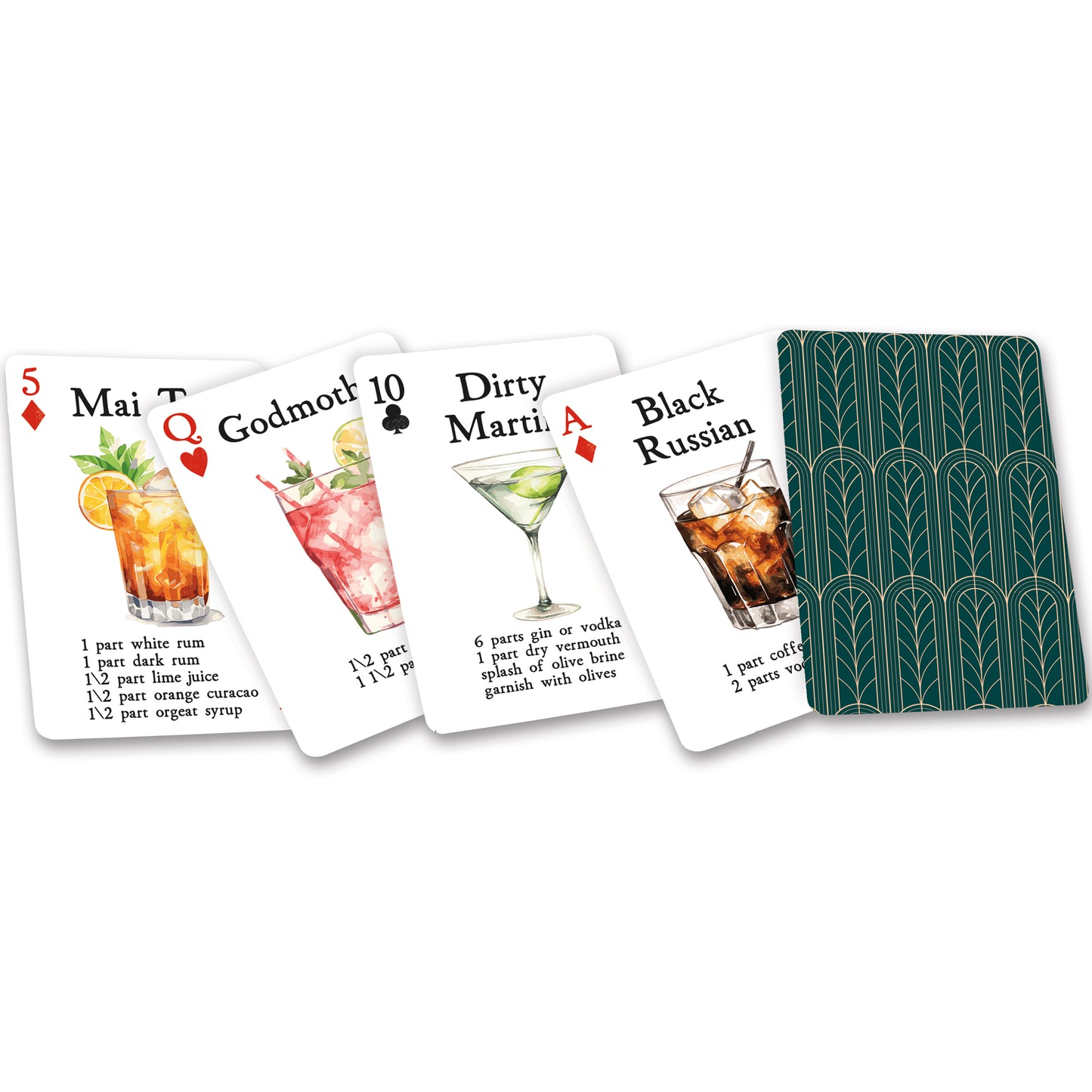 Cocktails Playing Cards