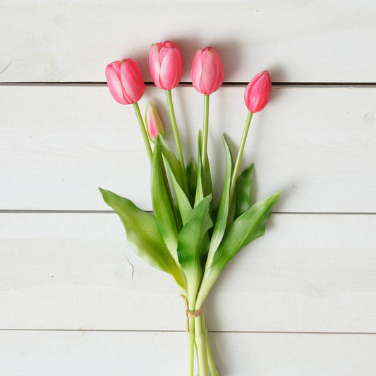 Pink Bunch Real Feel Tulip
