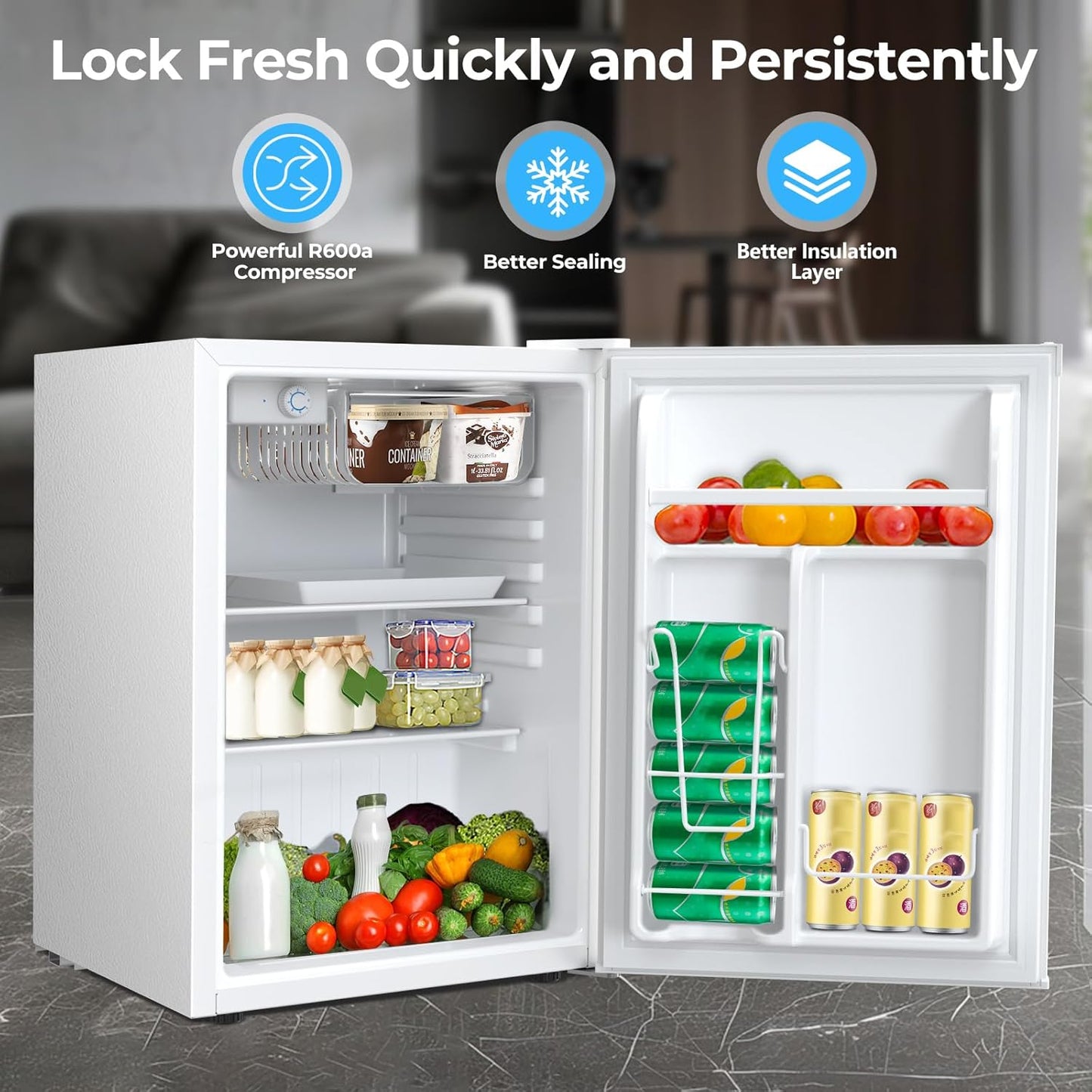 1.6\2.6\3.2 cu. ft Mini Fridge with Freezer  (Online Exclusive)