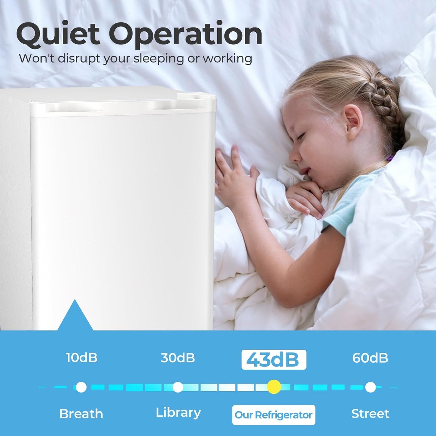 1.6\2.6\3.2 cu. ft Mini Fridge with Freezer  (Online Exclusive)