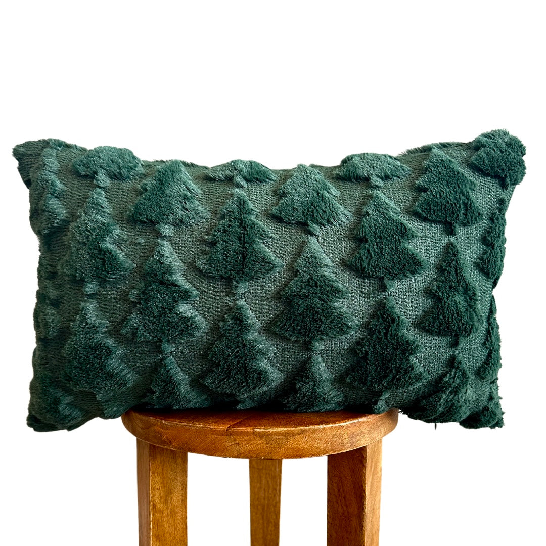 Evergreen Fraser Fir Lumbar Pillow Cover  (Online Exclusive)