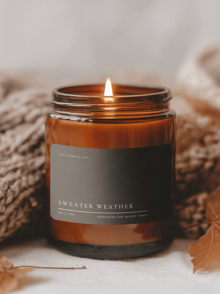 Almond Amaretto + Vanilla Macaroon Fall Wellness Candle  (online exclusive)