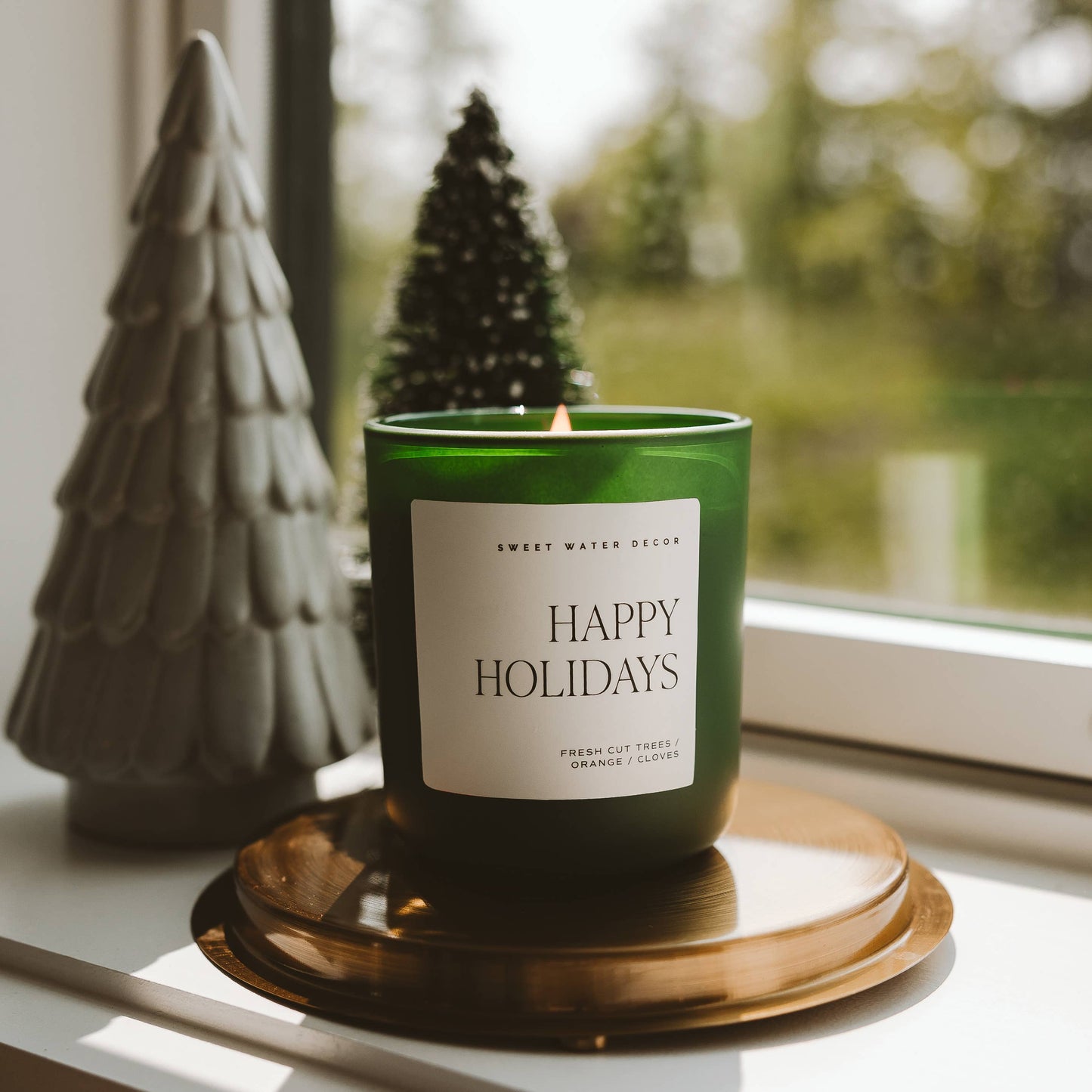 Happy Holidays Candle